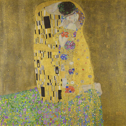 O Beijo, Gustav Klimt